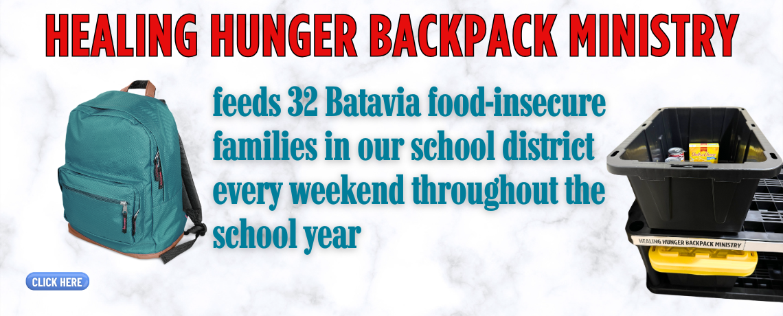 Healing Hunger Backpack Ministry