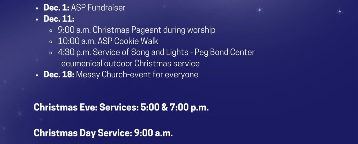 Advent and Christmas Events
